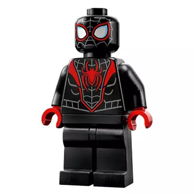Buy LEGO Marvel Super Heroes Spider Man Miles Morales Minifigure SH855 Set 76244 NEW • 5.45£