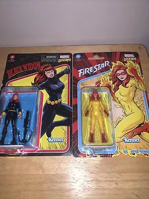 Buy Marvel Legends Kenner Action Figures Black Widow & Firestar • 10.50£