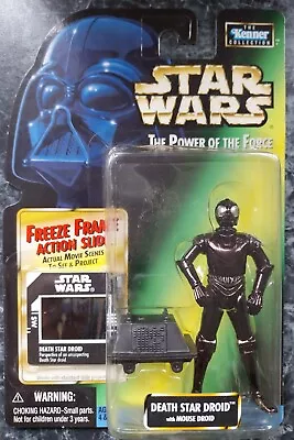 Buy Star Wars Power Of The Force Death Star Droid Action Figure With Freeze Frame • 15£