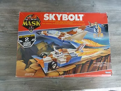 Buy VINTAGE Kenner M.a.s.k  SKYBOLT Complete With Figures And Box Collectable • 89.95£