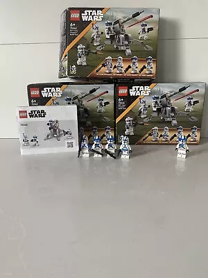 Buy Lego 501st Clone Trooper Battle Pack X3 • 33£