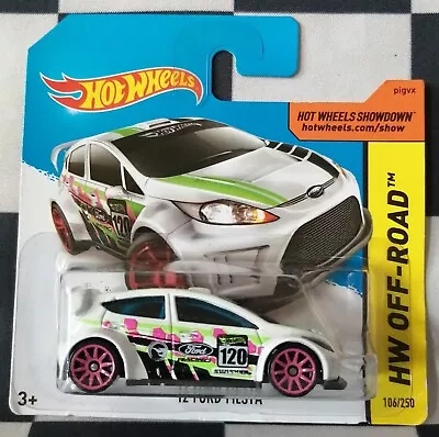 Buy 2014 Hot Wheels 12 Ford Fiesta HW Off Road Short Card 106/250 Treasure Hunt  • 9.95£