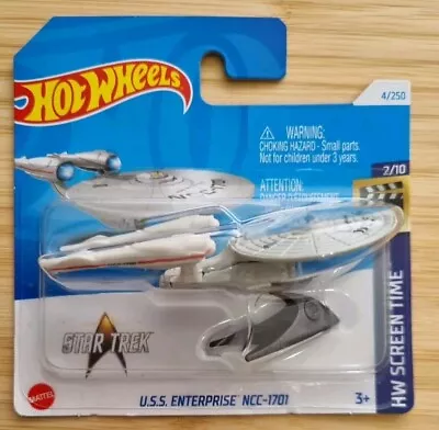 Buy NEW Hot Wheels - Star Trek Starship Enterprise 2024 Model • 4.99£