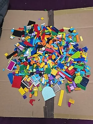 Buy Genuine Lego Friends Girls Bundle 1kg-1000 Mixed Bricks Parts Pieces+2 Figures • 8£