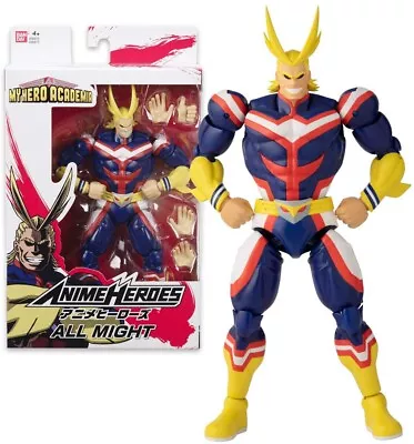 Buy All Might Figure Action 17cm My Hero Academia Original BANDAI Serie Anime Heroes • 22.16£