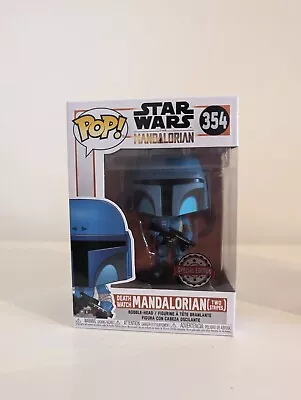 Buy FUNKO POP! Star Wars The Mandalorian Death Watch Mandalorian (Two Stripes) #354 • 11.89£