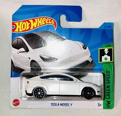 Buy Hot Wheels Tesla Model-Y White 2022 New Carded Great Details See Photos 1:64 • 6.30£