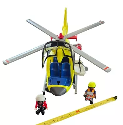 Buy Playmobil Mountain Rescue Helicopter, And Some Extra Bits. Smoke And Pet Free... • 14£
