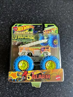 Buy Hot Wheels Monster Truck Glow In The Dark - 5 Alarm Fire Engine • 12.99£