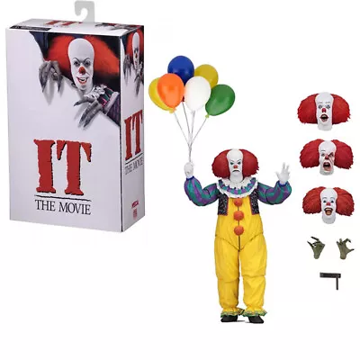 Buy 7  NECA Stephen King's IT Pennywise Clown Ultimate Action Figure Model Toys UK • 26.99£