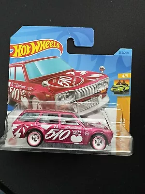 Buy Hot Wheels Datsun Bluebird Wagon 510 Super Treasure Hunt Short Card STH • 275£