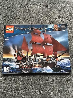 Buy Lego 4195 Pirates Of The Caribbean Instruction Book 2 Only  • 29.99£