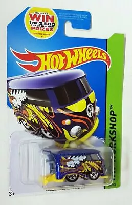 Buy Hot Wheels -201/250 Volkswagen Kool Kombi Van Blue Long Card Collectable Toy Car • 11.99£