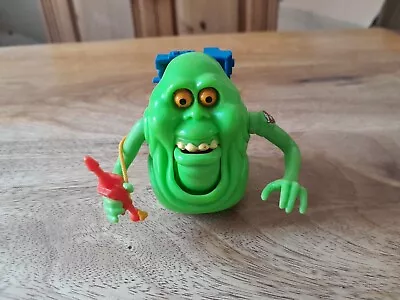 Buy Vintage Ghostbusters Fright Features Slimer 5  Figure 1989 Complete Kenner Blue  • 60£