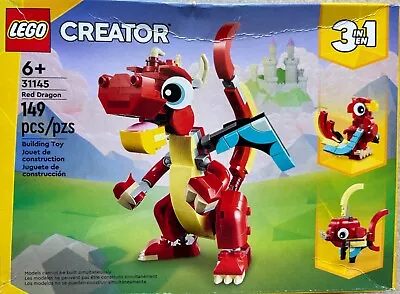 Buy Lego Creator 3 In 1 Red Dragon (31145) 6+ 149 Pcs • 8£