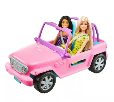 Buy MATTEL BARBIE JEEP AND 2 DOLLS Included • 30.35£