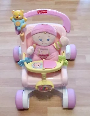 Buy Fisher-Price My Stroll And Play Walker & Doll • 19.99£