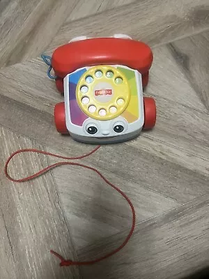 Buy Fisher-Price Chatter Telephone Infant Toddler Pull-Along Toy Phone • 2.50£