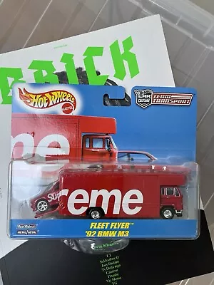 Buy Supreme Hot Wheels Fleet Flyer & 1992 BMW M3 Red Limited • 38£