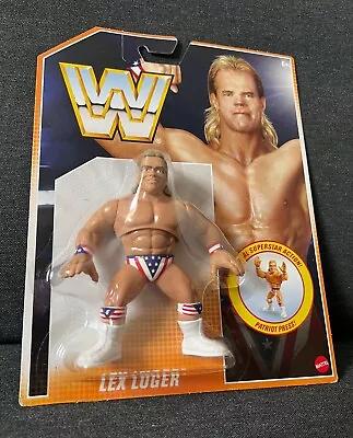 Buy WWE Retro Lex Luger Figure Series 13 WWF Hasbro Style Mattel • 19.95£