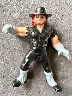 Buy Vintage 90’s Hasbro WWF / WWE Figure - The Undertaker With File Card - Rare • 25£