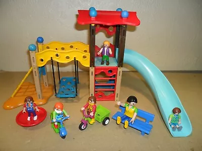 Buy PLAYMOBIL PARK PLAYGROUND (Slide,Swing,ChildrenPeople) • 10.99£