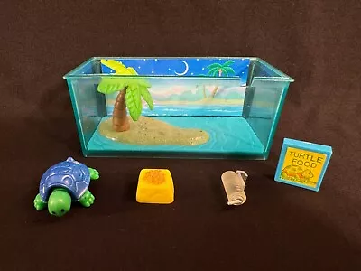 Buy Vintage Kenner Littlest Pet Shop Toddling Turtle Paradise Island Tank Set Lps • 23.33£