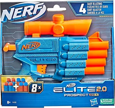 Buy Nerf Elite 2.0 Prospect Elite QS-4 Blaster Toy Gun For Kids - Brand New - UK • 8.49£