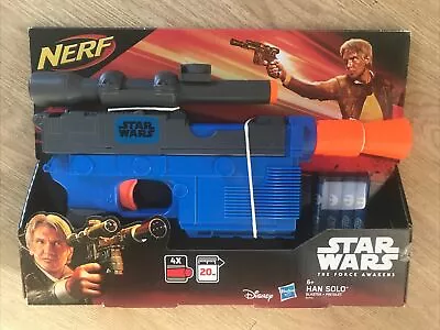 Buy BNIB Nerf Han Solo Blaster - Star Wars The Force Awakens 2015 Hasbro Toy • 33£