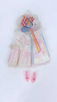 Buy Vintage 1980s Lady Lovely Locks Dress And Shoes For Doll (V1) • 17.70£