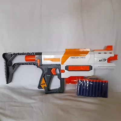 Buy Nerf Modulus Recon MKII Blaster Gun WITH Barrel Extension AND Ten New Foam Darts • 8.99£