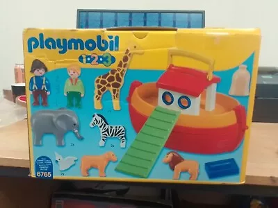 Buy Playmobil 6765 1.2.3 Noah's Ark Pairs Of Animals Play Set Damaged Box  • 30£