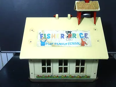 Buy Vintage Fisher Price 1971 'Play Family School' Children's Schoolhouse. • 18£