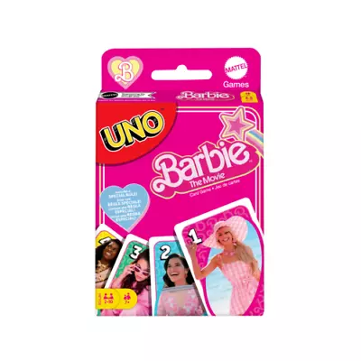 Buy UNO BARBIE Girl Family Company Doll Blonde Movie Playing Cards • 13.66£