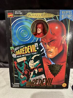 Buy Marvel Famous Cover Series Red Daredevil 8  Figure Toy Biz 1998 (like Mezco) Rar • 35£