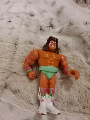 Buy Rare-WWF Hasbro Titan Sports Ultimate Warrior Action Figure (1990) • 25£