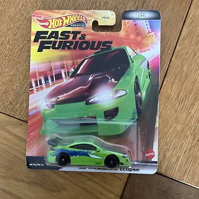 Buy Hot Wheels Fast And Furious 95 MITSUBISHI ECLIPSE Paul Walker Combine P&P • 9.99£
