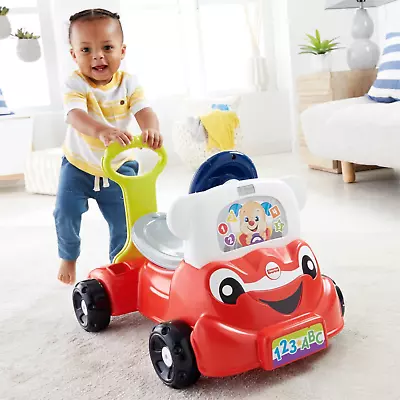 Buy Ride On Car 3-in-1 Fisher-Price Baby Walker Bouncer Interactive Vehicle Toy NEW • 89.99£