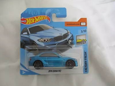 Buy Hot Wheels 2018 Factory Fresh 2016 BMW M2 Light Blue Mint In Short Card • 8.50£