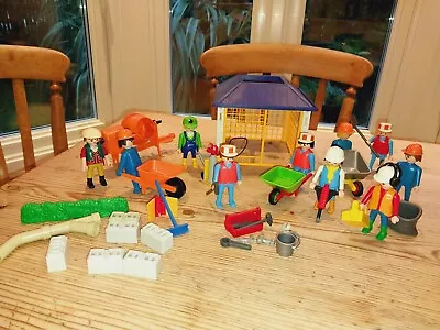 Buy Vintage Playmobil Construction Site Tools Figures Equipment Bundle • 13.50£