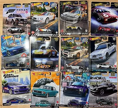 Buy Hot Wheels Cars Premium, Combined P&P, RealRiders  - Skyline, RX7, 911 Etc! • 12£