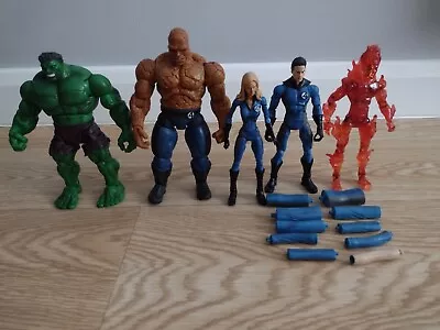 Buy Marvel Toybiz Fantastic Four Hulk Movie Invisible Woman Human Torch Thing • 20£