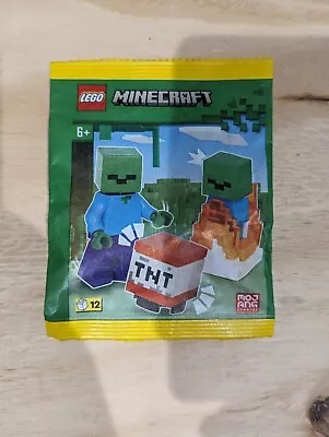Buy LEGO Magazine Minecraft Zombie & Baby TNT Minifigure Paper Bag Foil 662403 • 4.45£