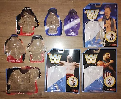 Buy 9 Retro Wrestling Figure Bubbles Bundle WWE WWF Wcw Mattel Zombie Sailor Hasttel • 0.99£