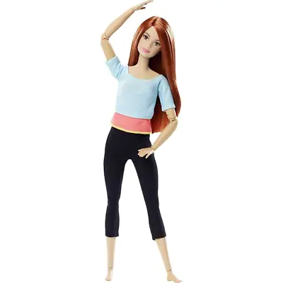 Buy Barbie Made To Move Doll Ultra Posable 22 Points To Bend Black Leggings • 19.99£