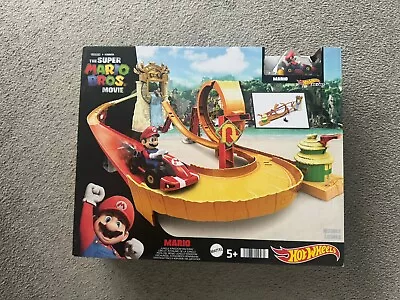 Buy Mattel Hot Wheels - Super Mario Bros Movie: Jungle Kingdom Raceway! New Sealed!  • 45£
