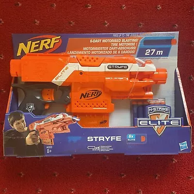 Buy NERF N-Strike Elite A0200EU4  Stryfe Blaster - Black/Orange/White • 39.99£