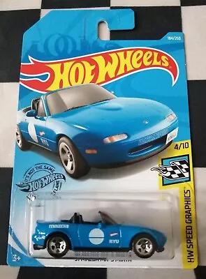 Buy Hot Wheels 91 Mazda MX-5 Miata HW Speed Graphics Long Card 184/250 #4/10 • 6.95£