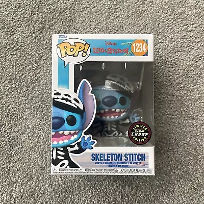 Buy Funko Pop! #1234 Skeleton Stitch / Disney / Glow Chase / Limited Edition • 25£