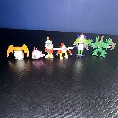 Buy Digimon Bandai Mini Figures Lot Patamon Hawkmon Holsmon  Vintage Rare • 11.99£
